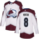 Adidas Colorado Avalanche #8 Cale Makar White Road Stitched NHL Jersey