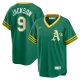 Men's Oakland Athletics Reggie Jackson Nike Kelly Green Road Cooperstown Collection Player Jersey