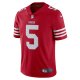 Men's San Francisco 49ers Trey Lance Nike Scarlet Vapor Limited Jersey