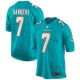 Men's Miami Dolphins Jason Sanders Nike Aqua Game Jersey