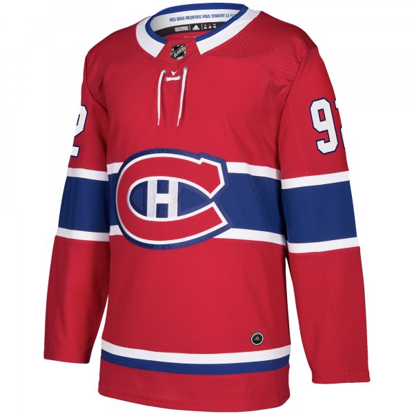 Men's Montreal Canadiens Jonathan Drouin adidas Red Player Jersey