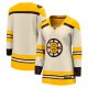 Women's Boston Bruins  Fanatics Cream 100th Anniversary Premier Breakaway Jersey