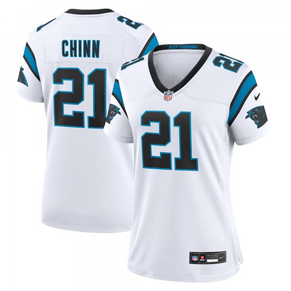 Women's Carolina Panthers Jeremy Chinn Nike White Player Jersey